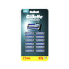 Gillette Carts Mach 3 Men's Razor Blades (12 Pack)