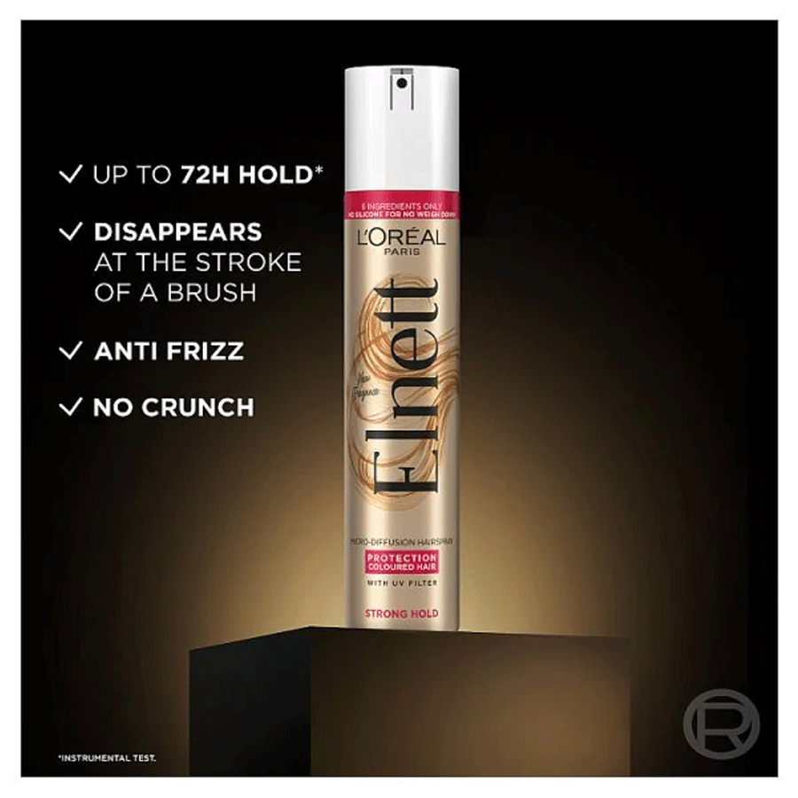 L'Oréal Paris Elnett Hairspray: Coloured Hair Strong Hold 200ml
