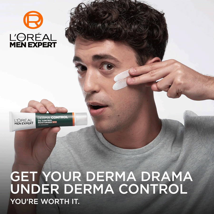 L'Oréal Paris Men Expert Derma Control Moisturiser SPF30 40ml