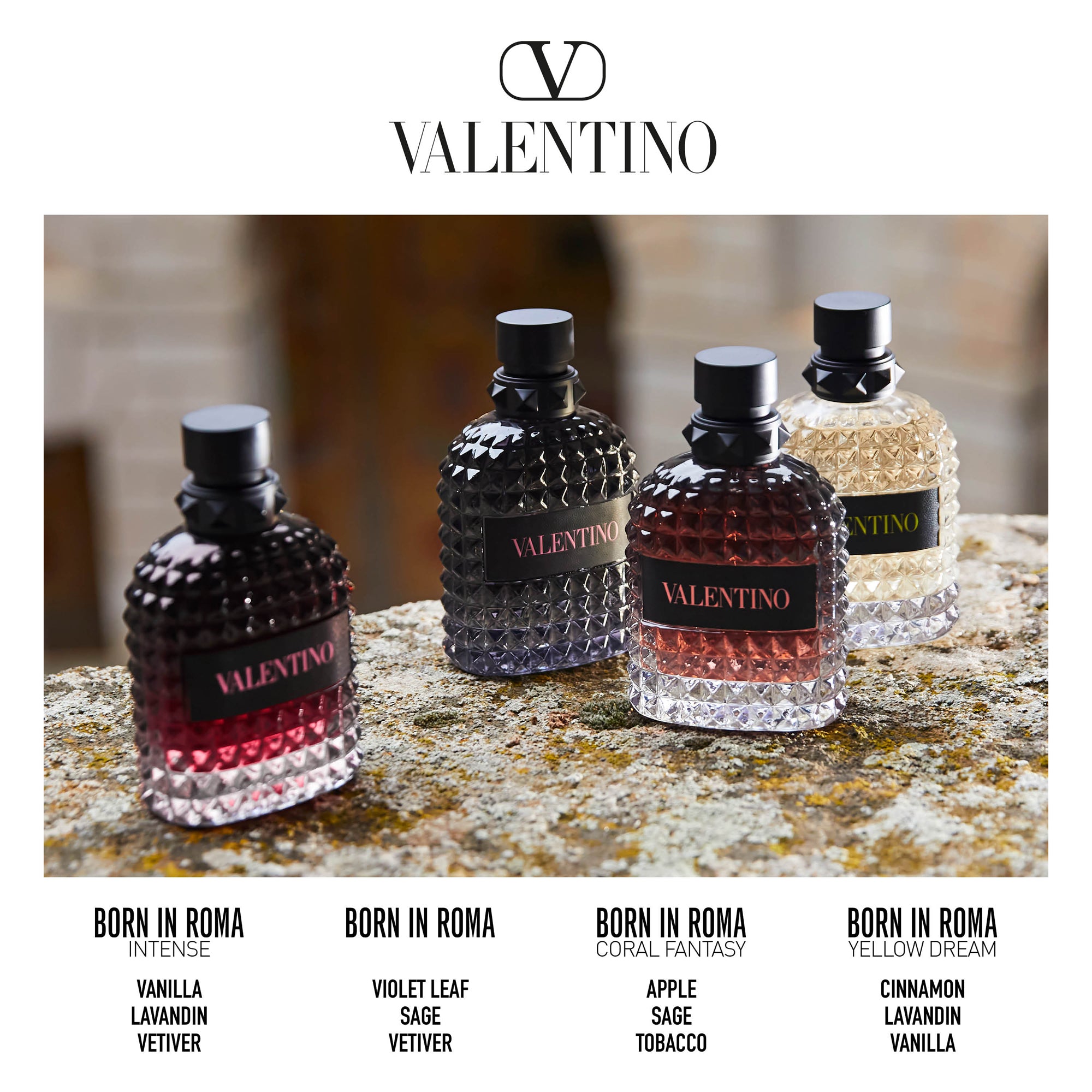 Valentino Born In Roma Uomo Eau De Toilette For Him (Various Sizes)