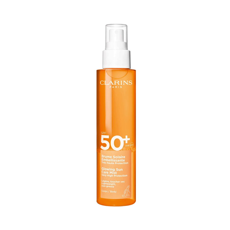 Clarins Glowing Sun Care Body Water Mist SPF50+ 150ml - Price