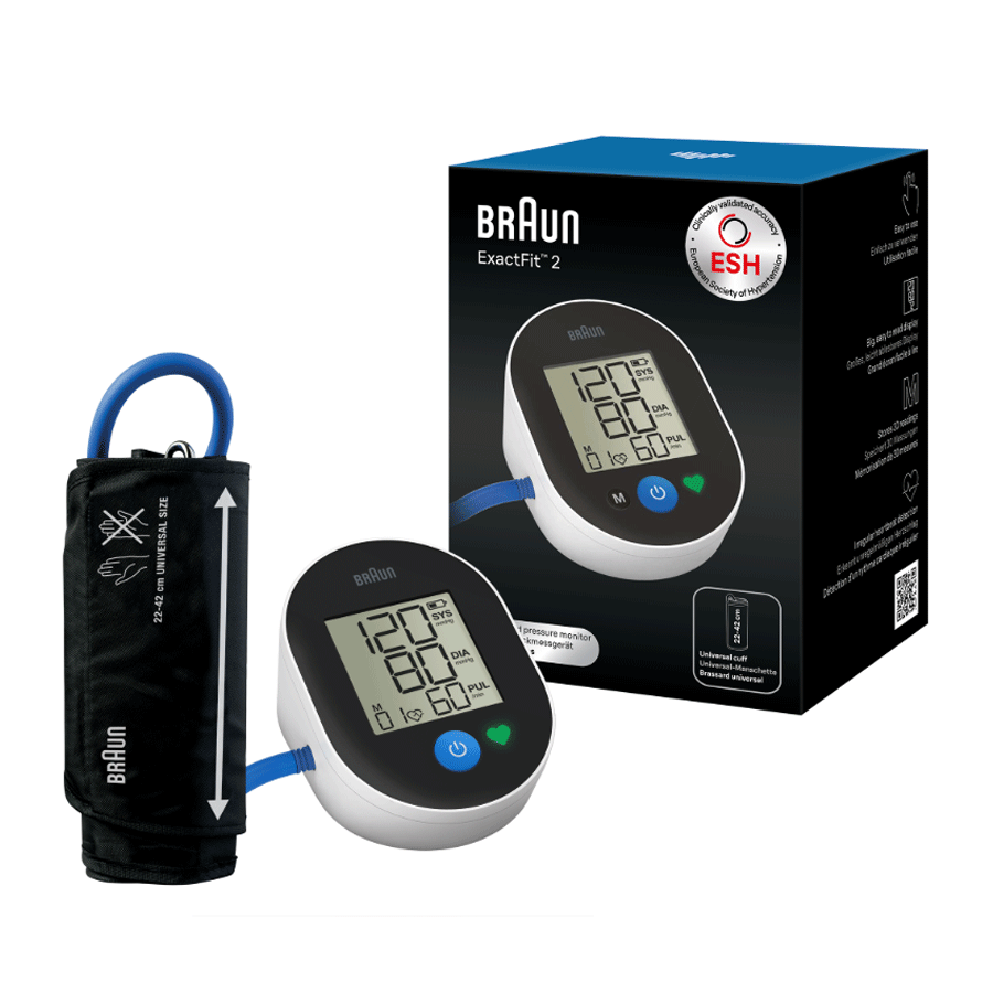 Braun
          
          
        
      
   
    
 Braun ExactFit 2 Upper Arm Blood Pressure Monitor - BUA4050EU - Price