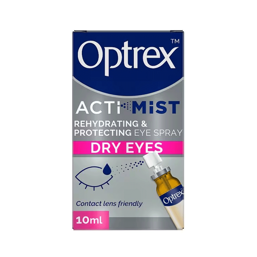 Optrex ActiMist Double Action Eye Spray: Rehydrating & Protecting Eyes 10ml - Price