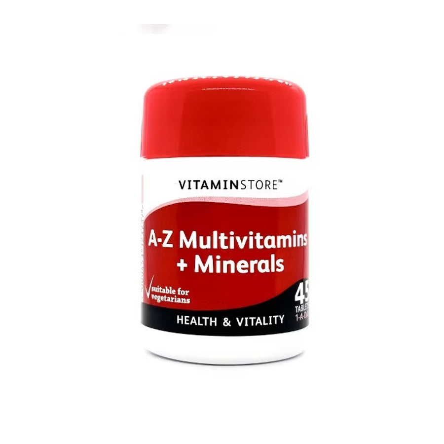 Vitamin-store
          
          
        
      
   
    
 Vitamin Store A-Z Multivitamin + Minerals Tablets (45 Pack) - Price