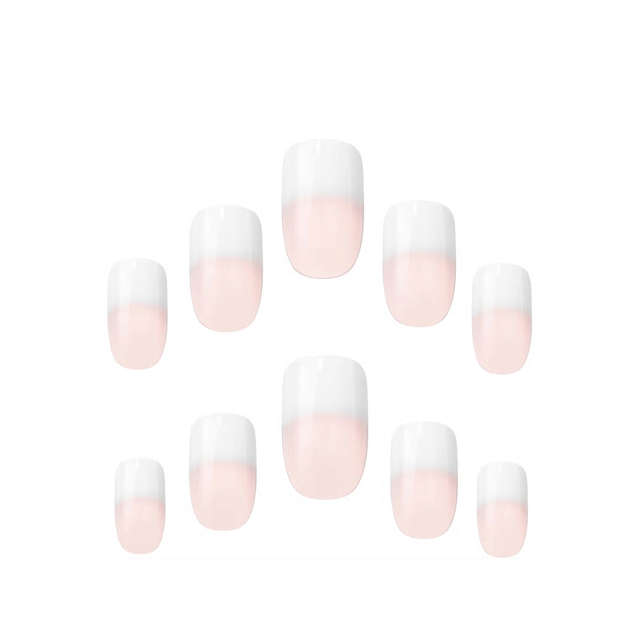 Elegant Touch French Acrylic No 03 Long Square (24 Pack)