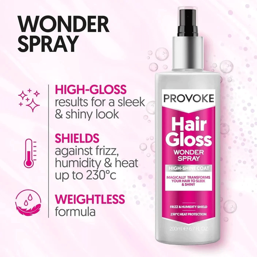 PRO:VOKE Hair Gloss High-Shine Coat Wonder Spray 200ml