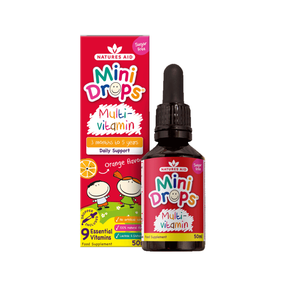 Natures Aid Mini Drops Multivitamin 50ml - Price