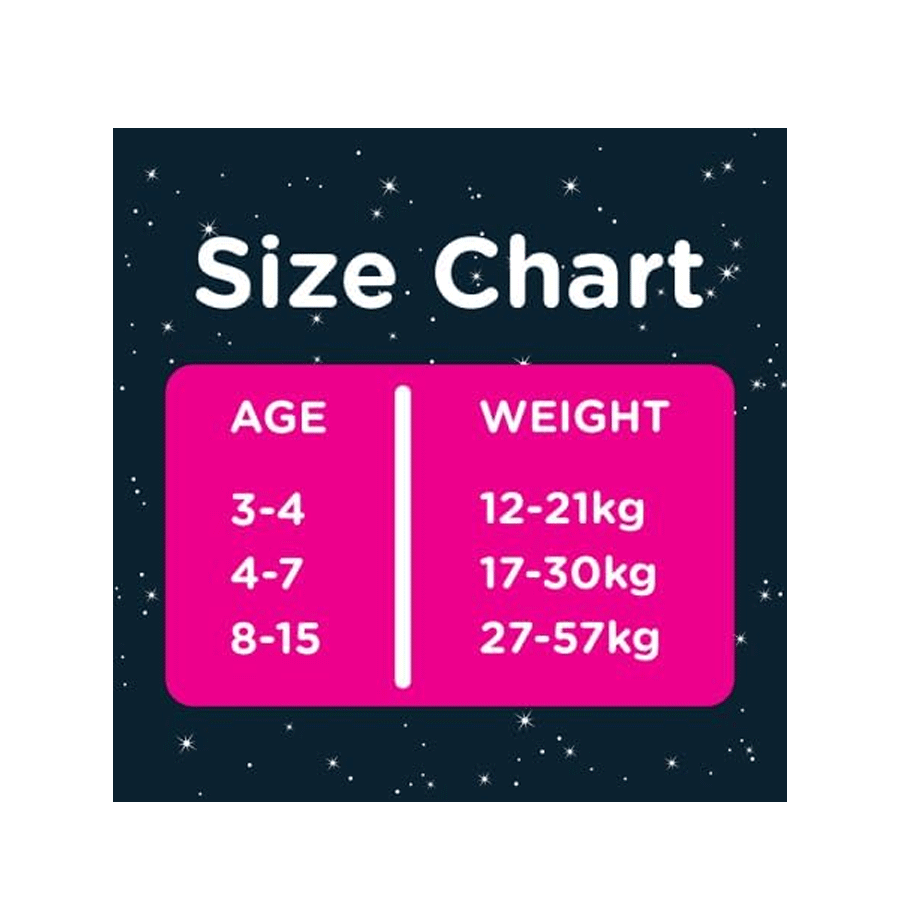 Huggies DryNites Pyjama Nappy Pants Girls Age 8-13 (9 Pack)