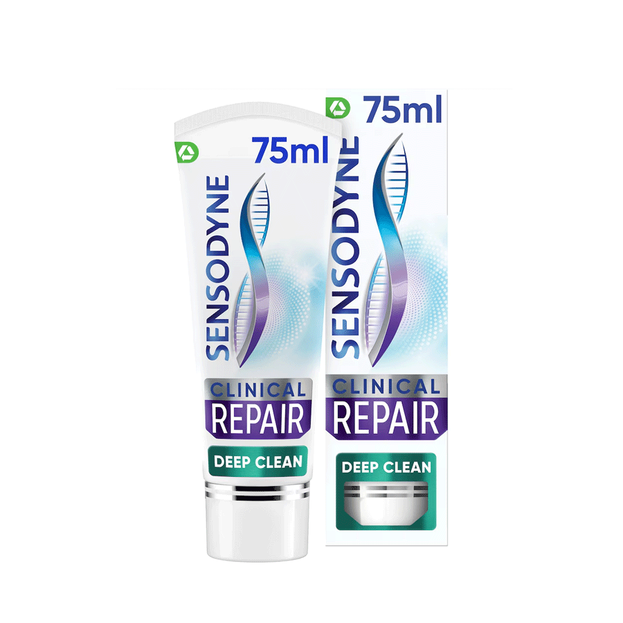 Sensodyne
          
          
        
      
   
    
 Sensodyne Clinical Repair Deep Clean Toothpaste 75ml - Price