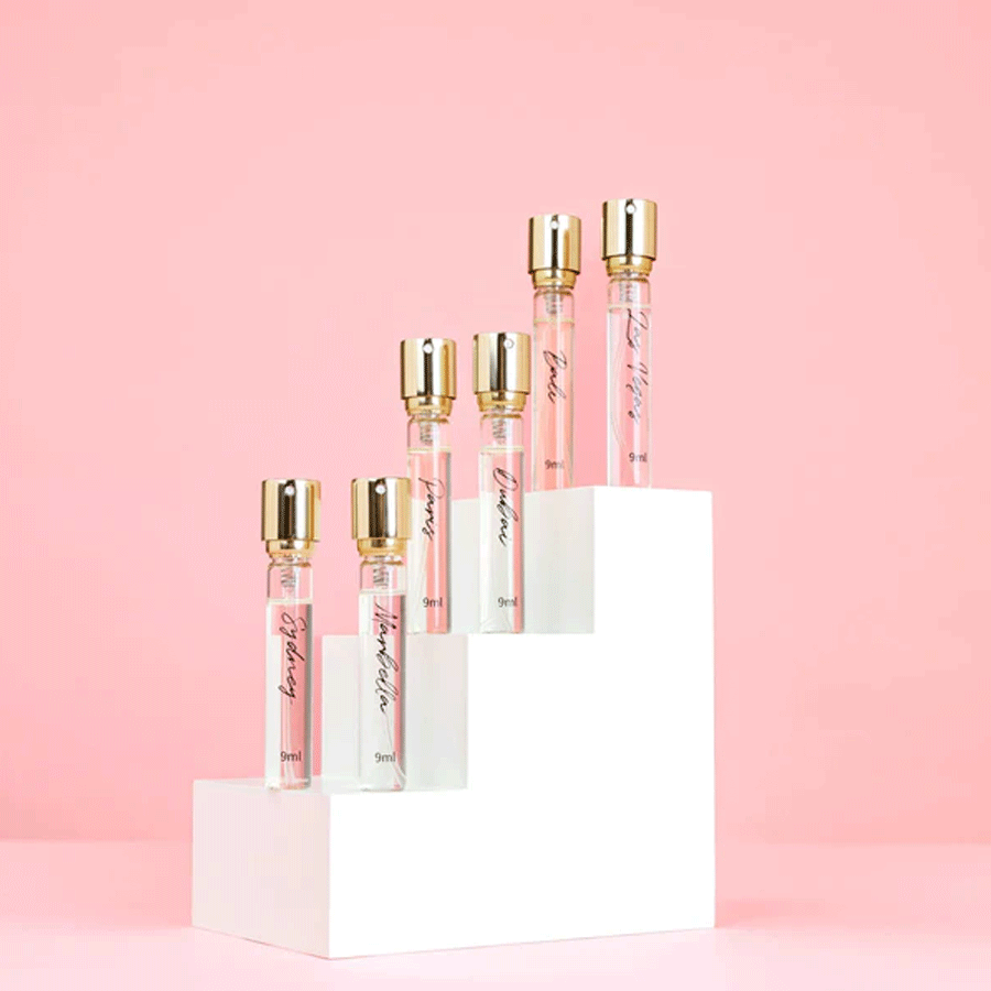 I AM Beauty Wanderlust: A Luxury 6 Piece Designer Inspired Fragrance Gift Set with Holder