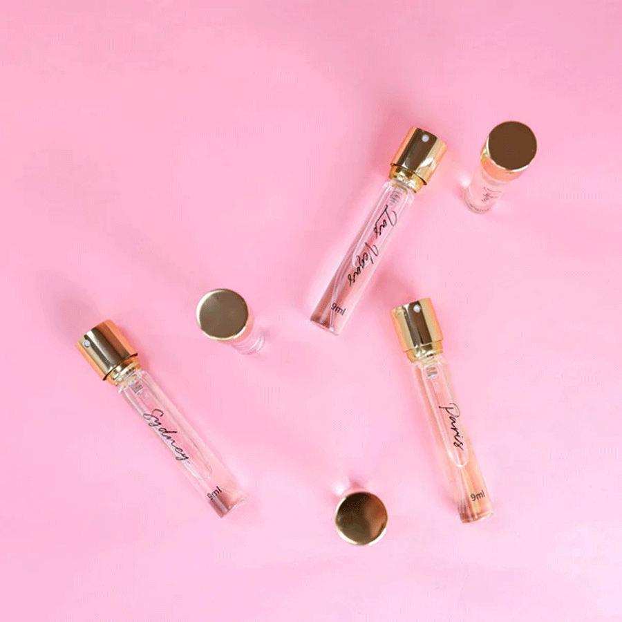 I AM Beauty Wanderlust: A Luxury 6 Piece Designer Inspired Fragrance Gift Set with Holder