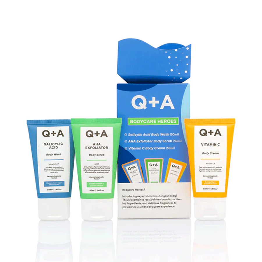 Q-a
          
          
        
      
   
    
 Q+A Bodycare Heroes Gift Set - Price
