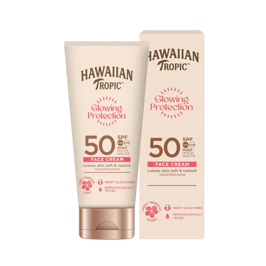 Hawaiian-tropic
          
          
        
      
   
    
 Hawaiian Tropic Glowing Protection Face Cream SPF50 50ml - Price