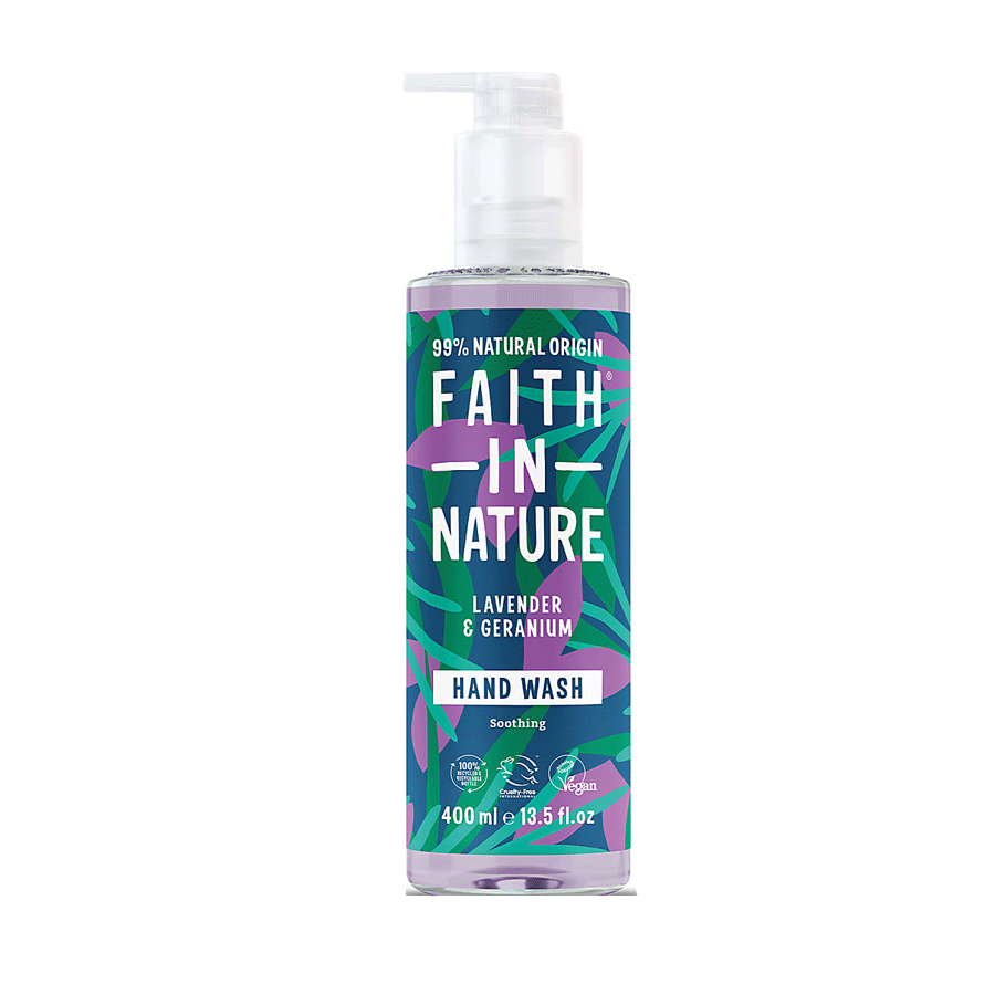Faith in Nature Lavender & Geranium Hand Wash 400ml - Price