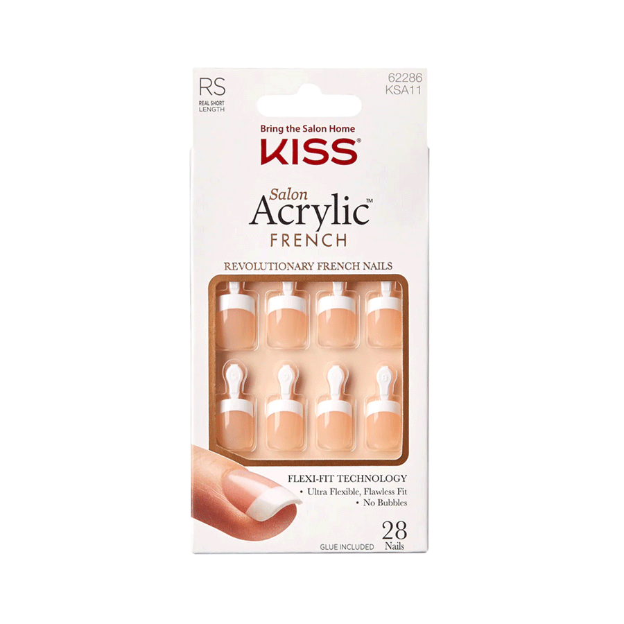 Kiss
          
          
        
      
   
    
 Kiss Salon French Acrylic Nail Kit - Power Play (24 Pack) - Price