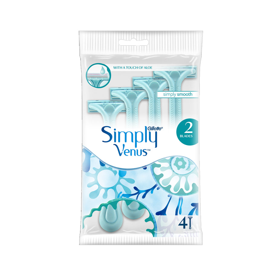 Gillette Simply Venus 2 Disposable Razors (4 Pack) - Price