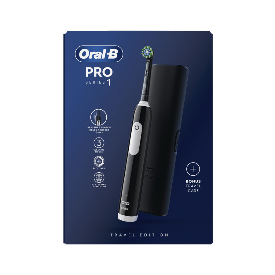 Oral-b
          
          
        
      
   
    
 Oral-B Pro 1 Cross Action Black with Travel Case - Price