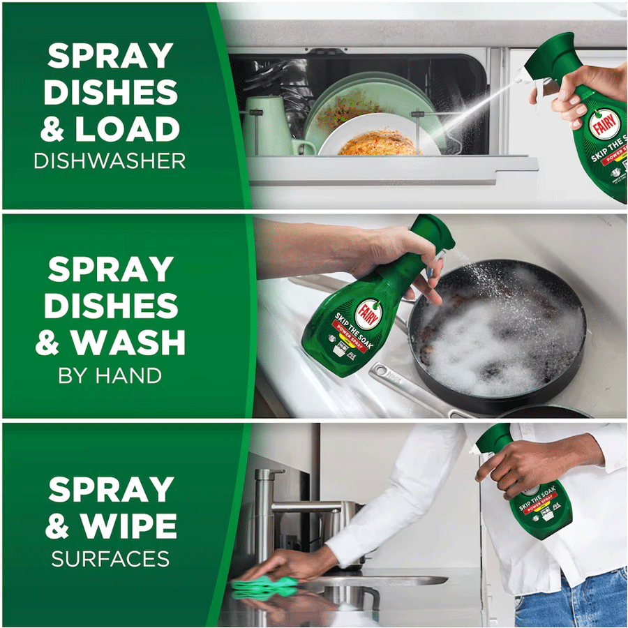 Fairy Skip The Soak Power Spray Fresh 500ml