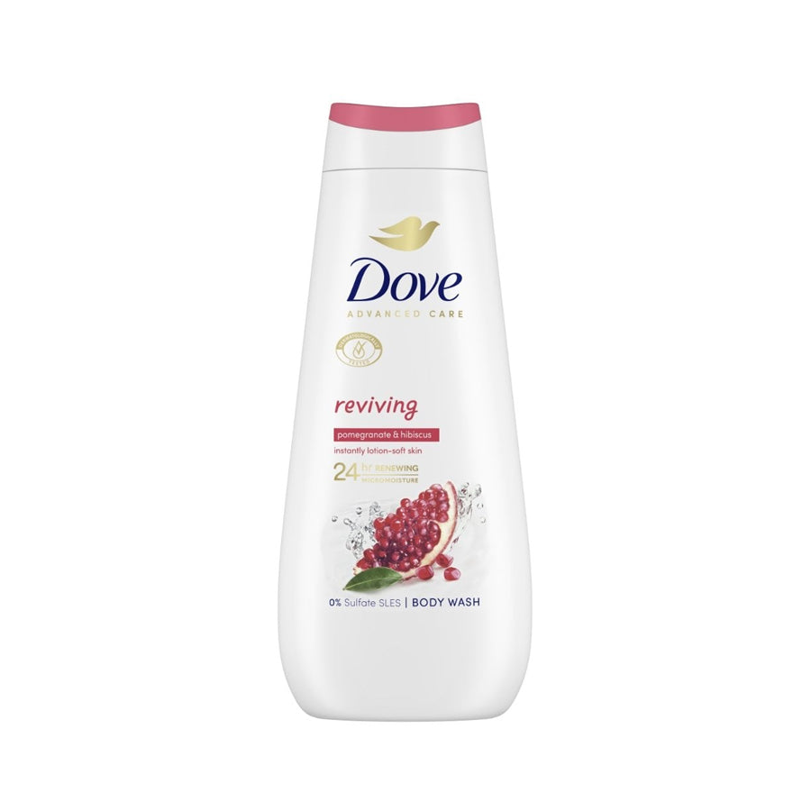 Dove Advanced Care Reviving Pomegranate & Hibiscus Body Wash 225ml - Price