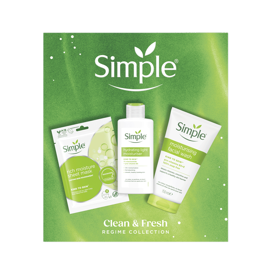 Simple
          
          
        
      
   
    
 Simple Clean & Fresh Regime Gift Set - Price