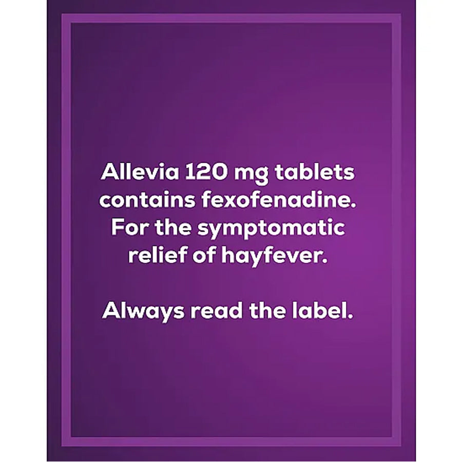 Allevia Fexofenadine 120mg Tablets (7 Pack)
