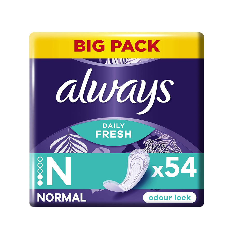 Always
          
          
        
      
   
    
 Always Dailies Normal Lightly Scented Pantyliners (54 Pack) - Price