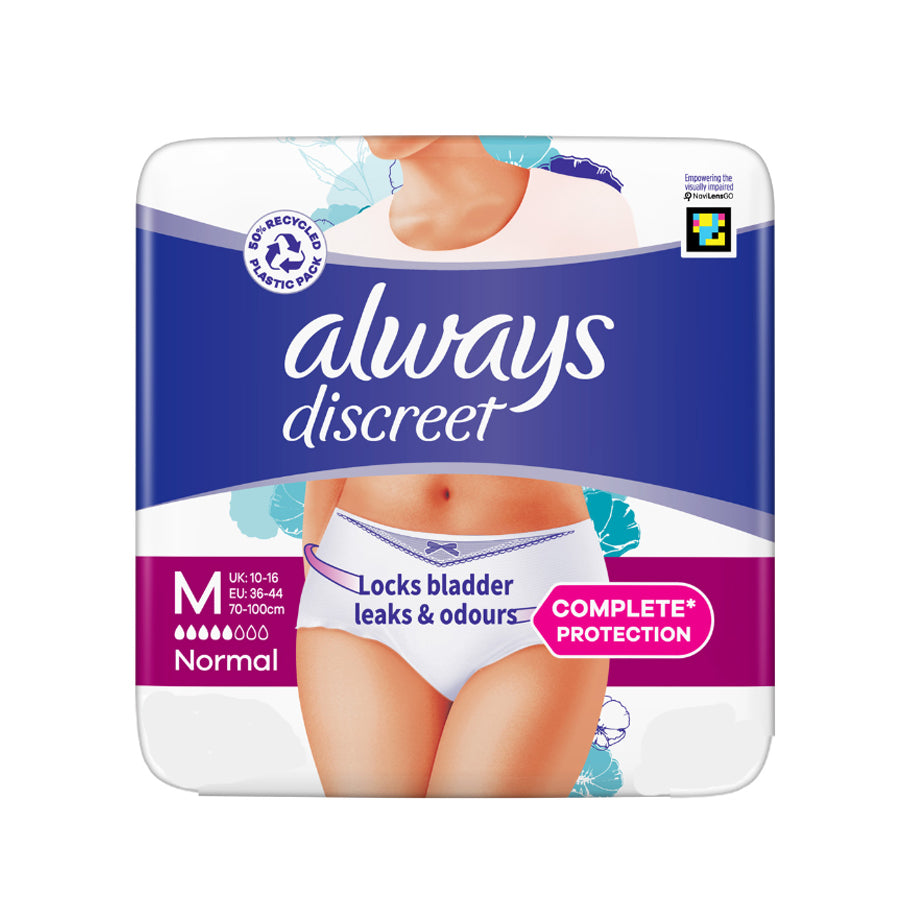 Always Discreet Incontinence Pants Medium (8 Pack) - Price