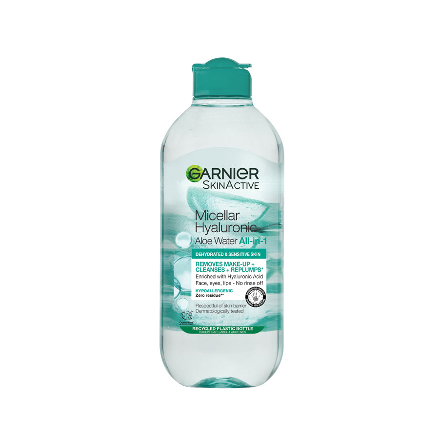Garnier Hyaluronic Aloe Water Micellar Cleansing Water For Dehydrated Skin 400ml - Price