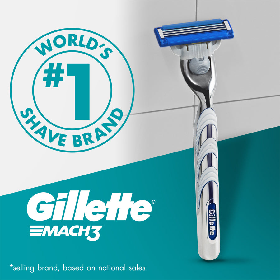 Gillette Mach 3 Turbo Refills (4 Pack)