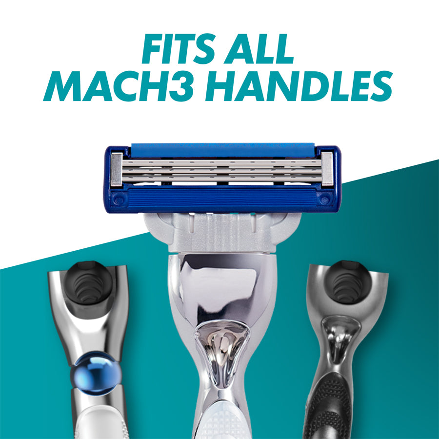 Gillette Mach 3 Turbo Refills (4 Pack)