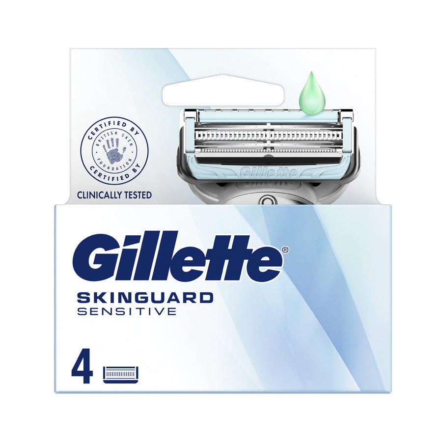 Gillette SkinGuard Sensitive Replacement Shaving Cartridges (4 Pack)