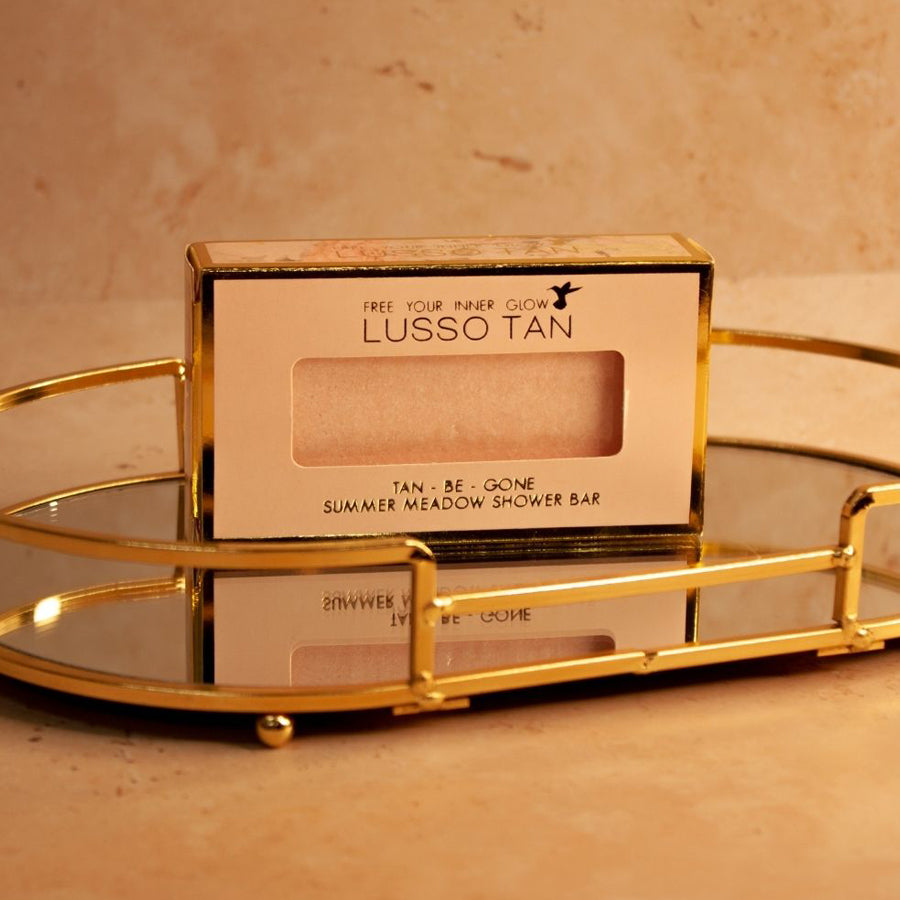 Lusso Tan Tan-Be-Gone Shower Bar - Summer Meadow 100g