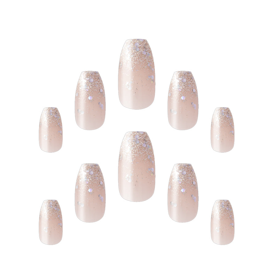 Elegant Touch Luxe Nails Champagne Truffle (24 Pack)