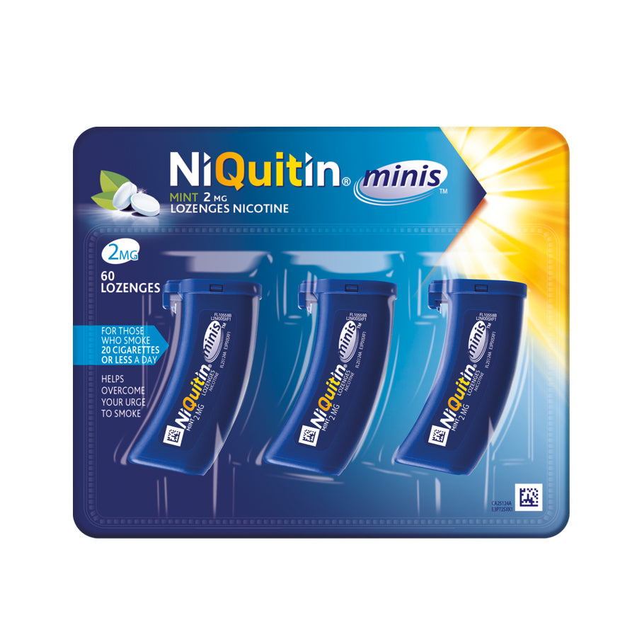 Niquitin-cq
          
          
        
      
   
    
 NiQuitin Mini Lozenges Mint 2MG (60 Pack) - Price