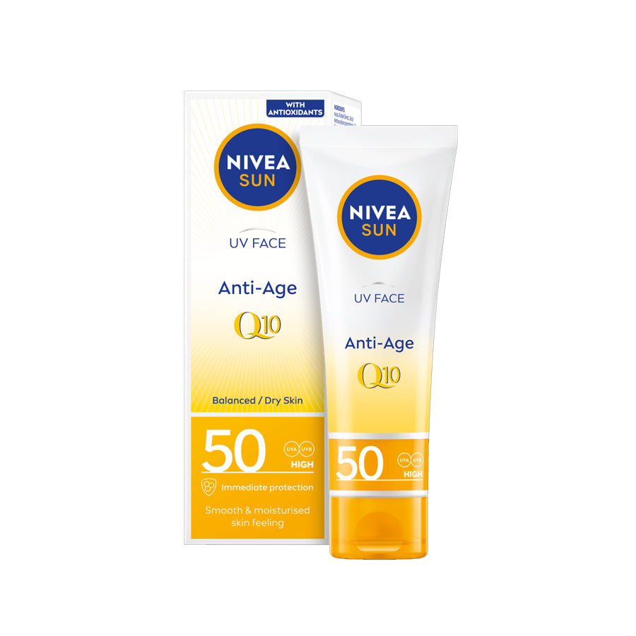 Nivea Sun UV Face Q10 Anti-Age Cream SPF 50 50ml - Price