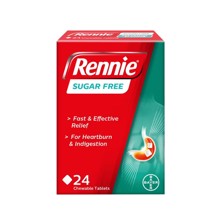 Rennie
          
          
        
      
   
    
 Rennie Sugar Free Heartburn & Indigestion Relief (24 Tablets) - Price