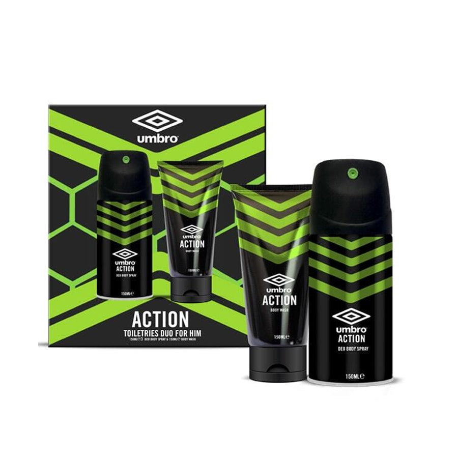 Umbro Action Body Wash & Body Spray Gift Set - Price