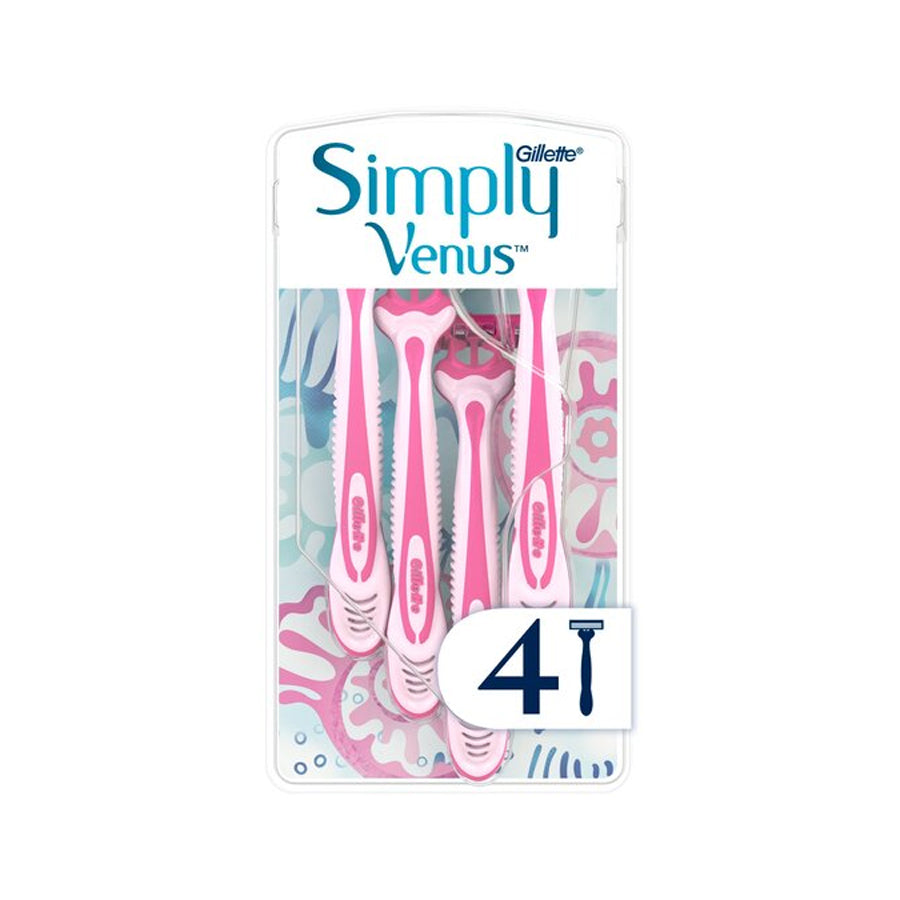 Gillette Simply Venus 3 Disposable Razors (4 Pack) - Price