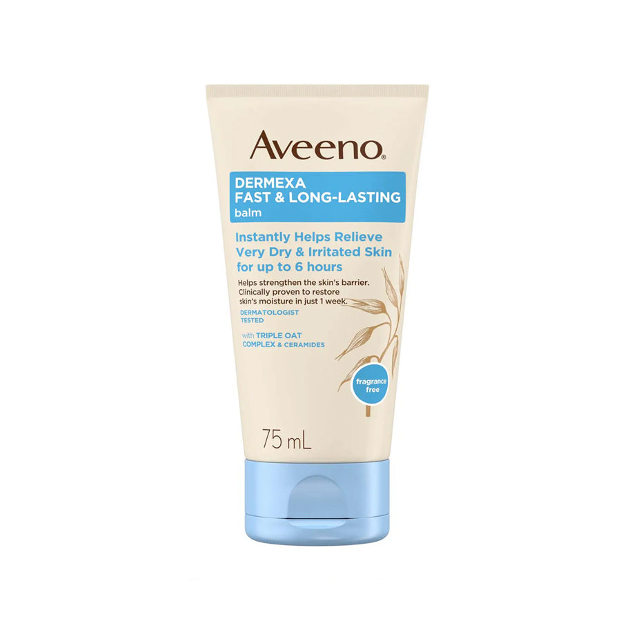 Aveeno Dermexa Fast & Long-Lasting Balm for Very Dry and Eczema Prone Skin 75ml - Price