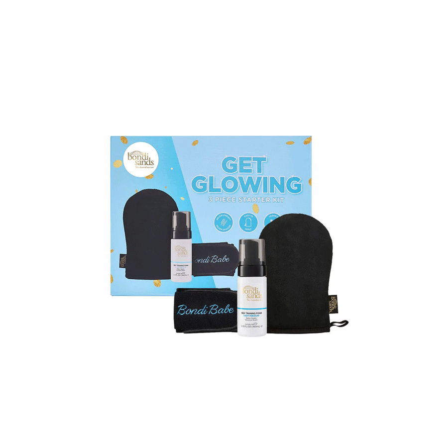 Bondi Sands Get Glowing Starter Kit- Light/Med (3 Piece)