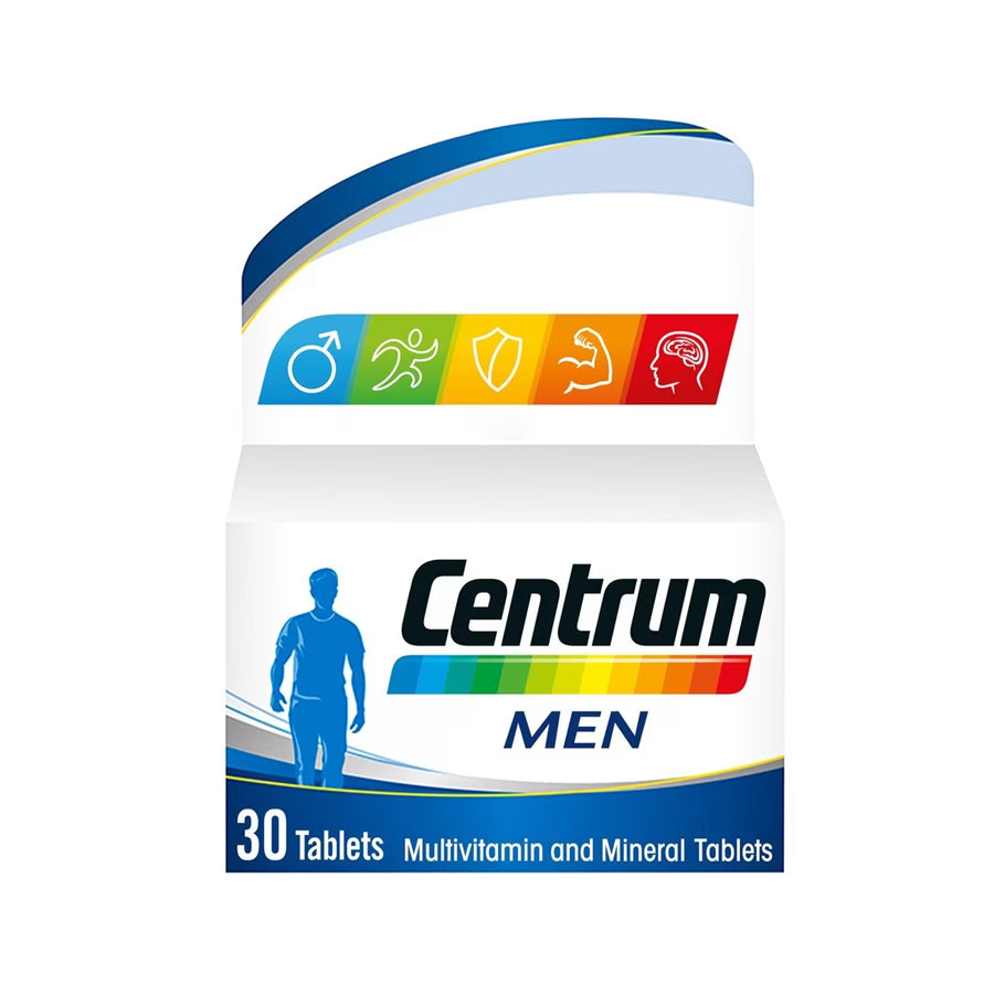 Centrum Men Multivitamins and Minerals (30 Tablets) - Price