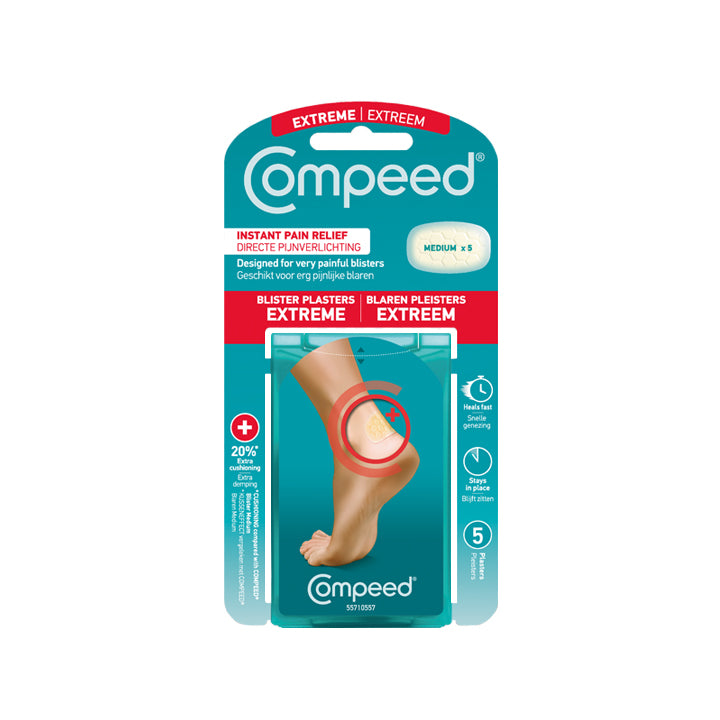 Compeed
          
          
        
      
   
    
 Compeed Extreme Blister Plasters: Medium (5 Pack) - Price