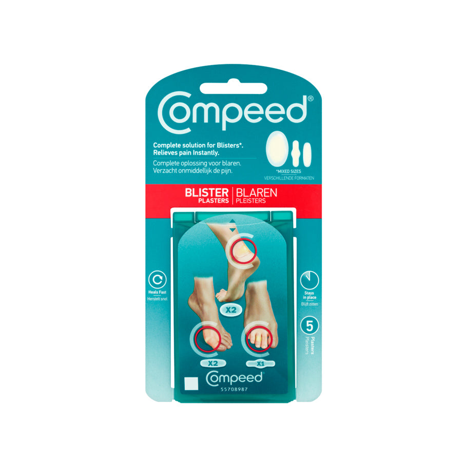 Compeed
          
          
        
      
   
    
 Compeed Blister Plasters: Mixed Sizes (5 Pack) - Price