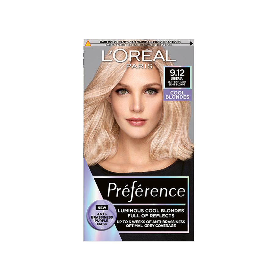 L'Oréal Paris Préférence Cool Blondes Permanent Hair Colour (Various Shades) - Price