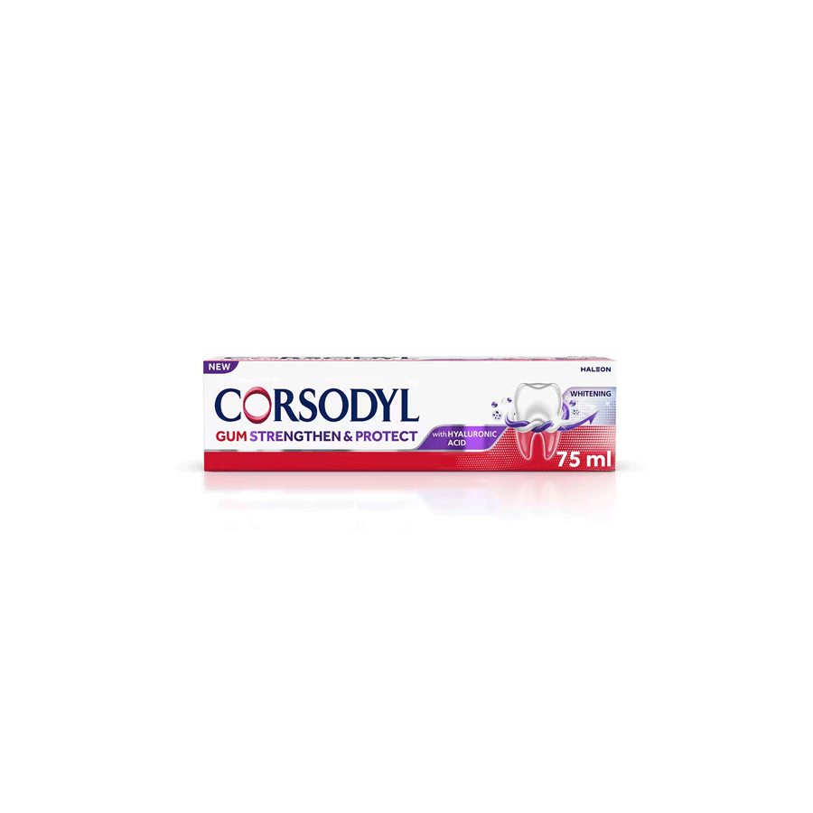 Corsodyl Strength & Protect Toothpaste Whitening 75ml