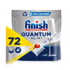 Finish Quantum All In One Lemon Dishwasher Tablets (72 Pack)