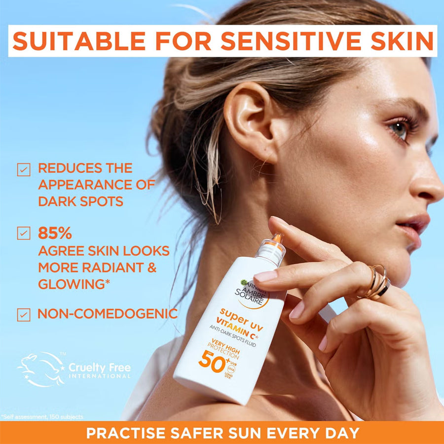 Ambre Solaire Super UV Vitamin C Facial Fluid SPF 50+ 40ml