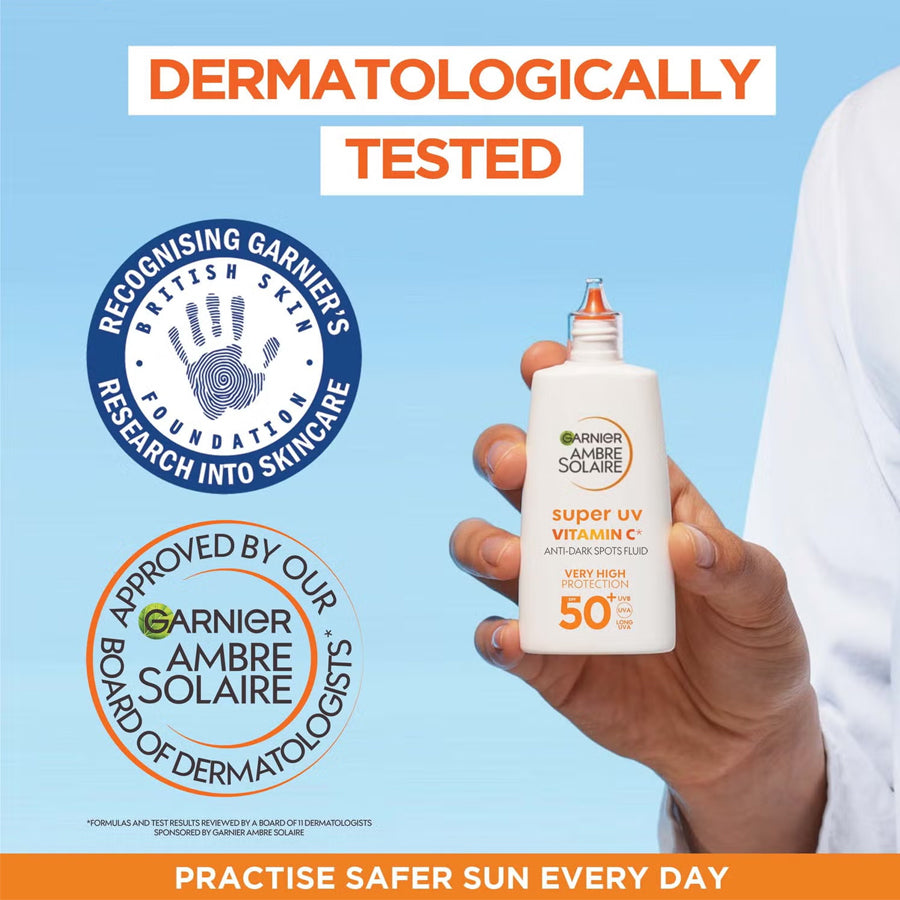 Ambre Solaire Super UV Vitamin C Facial Fluid SPF 50+ 40ml