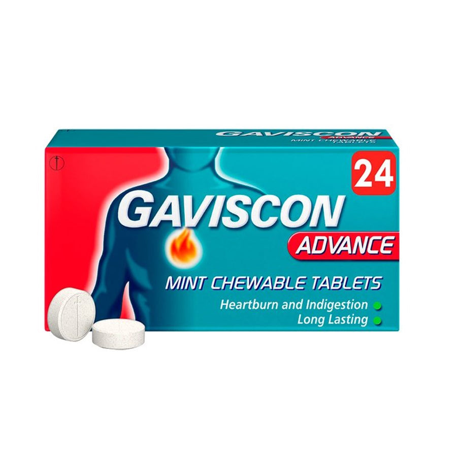 Gaviscon
          
          
        
      
   
    
 Gaviscon Advance Tablets (24 Pack) - Price