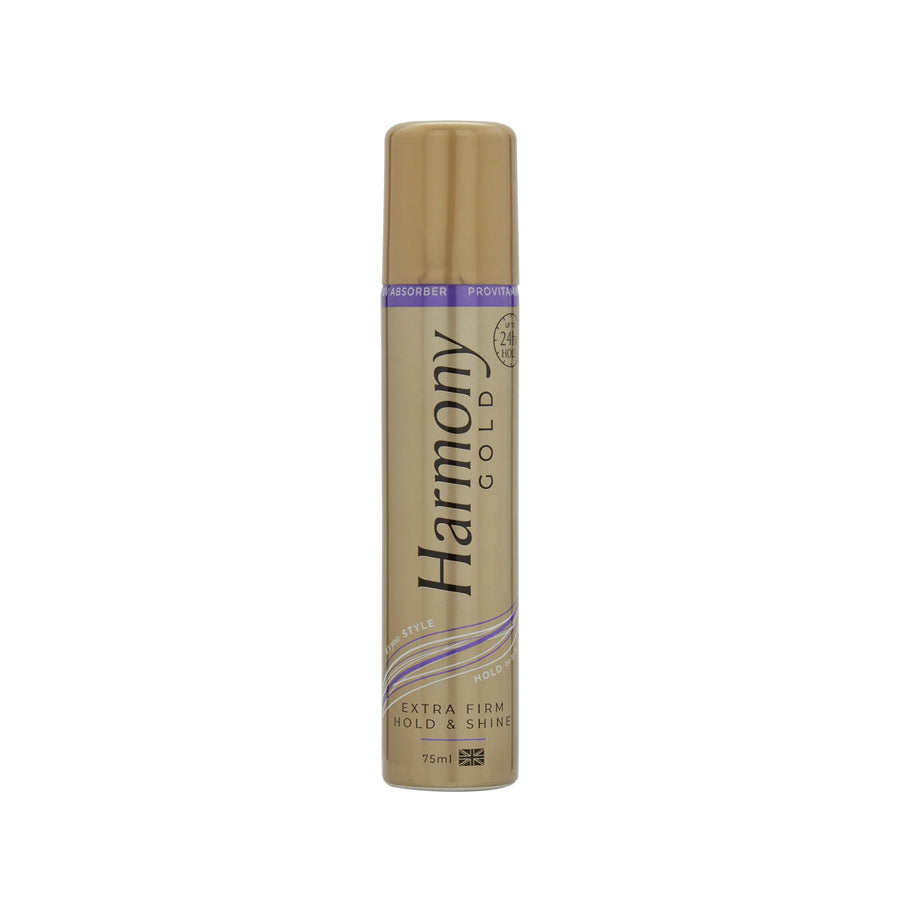 Harmony Gold Extra Firm Hold & Shine Hairspray 75ml - Price